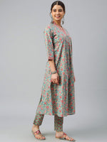 Load image into Gallery viewer, HEERA [XL / 40] - Alia cut kurti set
