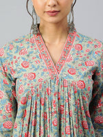 Load image into Gallery viewer, HEERA [L / 40] - Alia cut kurti set
