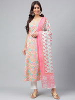 Load image into Gallery viewer, JIYANA [2XL / 44] - A-Line cut kurti set
