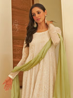 Load image into Gallery viewer, MADHURI [M / 38] - Maxi kurti + Shawl
