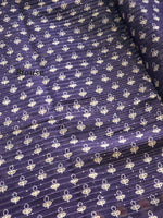 Load image into Gallery viewer, Sequins x Printed Georgette Saree - Dark Indigo
