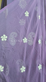 Load image into Gallery viewer, ZUNAIRA [L/40] - Straight Cut Kurti Set (Purple)
