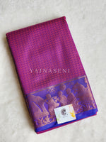 Load image into Gallery viewer, Pallakku series - Soft Semi Silk Saree : Berry x Red
