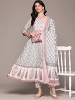 Load image into Gallery viewer, KAREENA [M/38] - Anarkali Kurti Set
