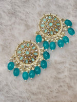 Load image into Gallery viewer, MADONNA studs (blue)
