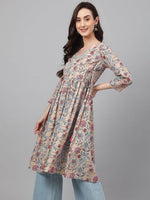 Load image into Gallery viewer, ALIZEH [3XL / 46] - Angrakha kurta top
