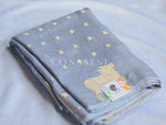 Load image into Gallery viewer, Viscose Georgette Saree : Mini Motifs  x Gomatha - Ash Blue
