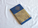 Load image into Gallery viewer, Royal Edit x Semi Soft Silk Gold Zari Saree - Peacock Blue
