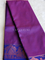Load image into Gallery viewer, Pallakku series - Soft Semi Silk Saree : Purple x Red
