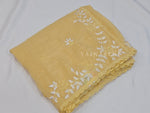 Load image into Gallery viewer, Textured Chiffon Saree | The Pastel Edit : Yellow
