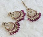 Load image into Gallery viewer, AASHVIKA necklace (wine)
