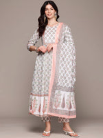 Load image into Gallery viewer, KAREENA [M/38] - Anarkali Kurti Set
