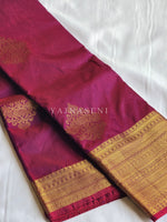 Load image into Gallery viewer, Royal Edit x Semi Soft Silk Gold Zari Saree - Mulberry
