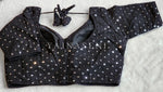 Load image into Gallery viewer, Black : Readymade blouse [VARSHA]
