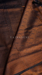 Load image into Gallery viewer, Kubera Pattu Saree - Black
