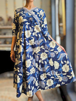 Load image into Gallery viewer, TAANYA [L/40] - Flared Kurti Dress
