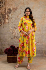 Load image into Gallery viewer, SNEHA [L/40] - Anarkali Kurti Set
