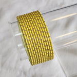 Load image into Gallery viewer, Matte dot Bangles - Lemon
