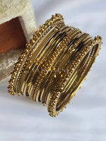 Load image into Gallery viewer, TRISHNA - set of bangles (Bronzegold)
