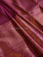 Load image into Gallery viewer, Royal Burgundy - Pure Kanjivaram Silk Saree with Copper Zari
