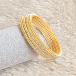 Load image into Gallery viewer, RANYA - Set of 4 bangles (Gold)
