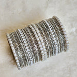 Load image into Gallery viewer, ANJALI bangles set - Silver
