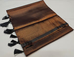 Load image into Gallery viewer, Kubera Pattu Saree - Black
