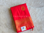 Load image into Gallery viewer, Vaira oosi x Motifs Saree - Red
