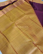 Load image into Gallery viewer, Charoite - Pure Kanjivaram Silk Saree with Copper Zari
