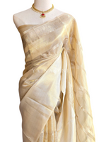 Load image into Gallery viewer, Tissue Organza Saree - Gold
