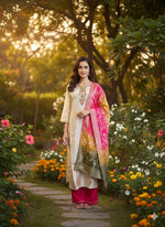 Load image into Gallery viewer, DAWNIA [L/40] - Straight Cut Kurti Set
