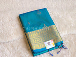 Load image into Gallery viewer, Dainty Motifs x Semi Soft Silk Saree - Peacock
