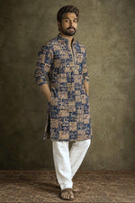 Load image into Gallery viewer, ALLU ARJUN [2XL/44] - Men Mid Length Kurta Top
