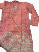 Load image into Gallery viewer, SIDDHARTH MALHOTRA [L/40] - (Coral Pink) Men Mid Length Kurta Top
