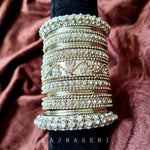 Load image into Gallery viewer, ISHTAA Bangle set (Silver)
