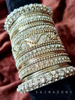 Load image into Gallery viewer, ISHTAA Bangle set (Silver)
