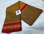 Load image into Gallery viewer, Narayanpet Cotton Saree - Mustard
