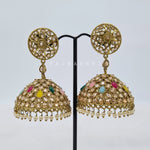 Load image into Gallery viewer, AINARA Jhumkas (Multicolour)
