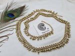 Load image into Gallery viewer, Hipchain - Teardrop on bronze beads

