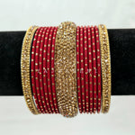 Load image into Gallery viewer, ZEENAT bangles (goldchampagne)
