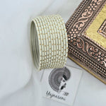 Load image into Gallery viewer, Matte dot Bangles - Snowflake
