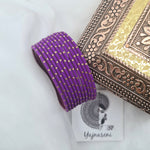Load image into Gallery viewer, Matte dot Bangles - Violet
