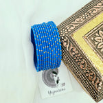 Load image into Gallery viewer, Matte dot Bangles - Sky
