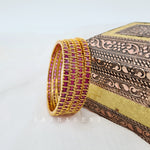 Load image into Gallery viewer, RITHVIKA - set of 4 bangles (rani)
