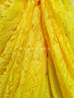 Load image into Gallery viewer, Lace Saree - Yellow
