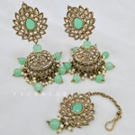 Load image into Gallery viewer, VEDHA jimikkis + tikka set
