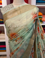 Load image into Gallery viewer, Soft Organza Floral Series - Mint
