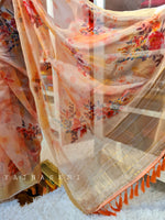 Load image into Gallery viewer, Soft Organza Floral Series - Peach
