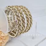Load image into Gallery viewer, JAANVI - set of 4 bangles (champagne)
