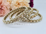 Load image into Gallery viewer, JAANVI - set of 4 bangles (champagne)
